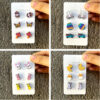 Wholesale Easter Egg Cartoon Cute Wooden Earring Set