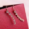 O1CN01DYO8JD1yaYrFBqvAf__2215209296595-0-cib Wholesale Alloy Row of 7-diamond Inlaid Rhinestone Earrings