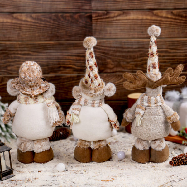 Wholesale Christmas Decorations Christmas Snowman Telescopic Doll