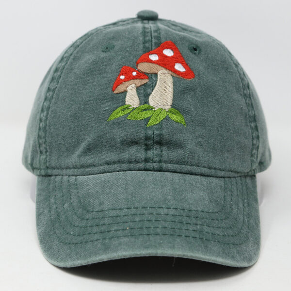 Wholesale Washed Cotton Mushroom Baseball Caps