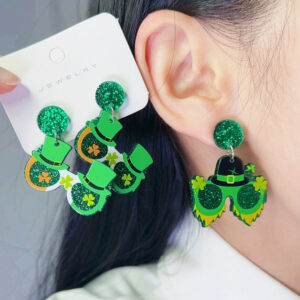 Wholesale Saint Patrick Sunglasses and Acrylic Earrings