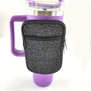 Gray print / Double pocket