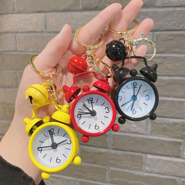 O1CN01Db485Z1k48ARMMpIC_2211846614629-0-cib Wholesale Zinc Alloy Mini Alarm Clock Creative Keychain