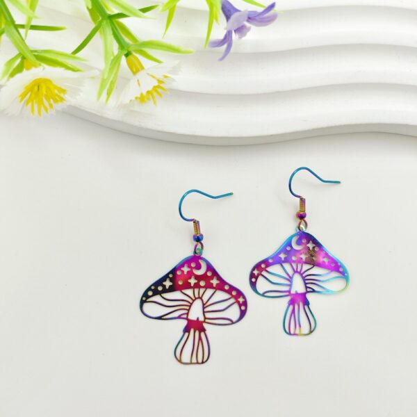 Wholesale Hot Selling Leaf Computer Piece Ear Creative Atmosphere Niche Drop Earrings