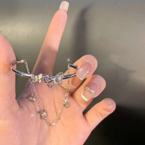 Silver Butterfly Bracelet