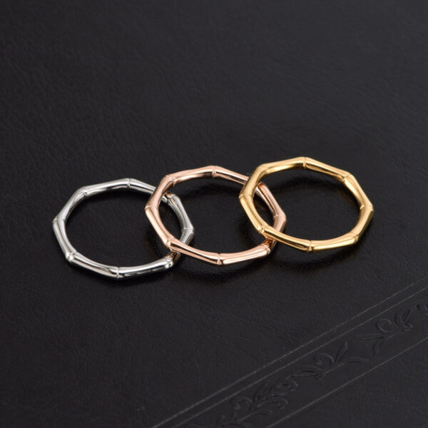 Wholesale Slub Stainless Steel Rings