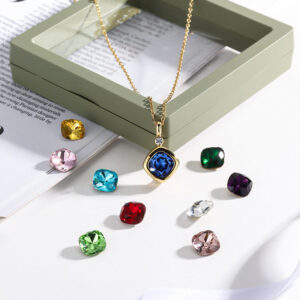 Wholesale Square Zircon Interchangeable Zircon Necklace