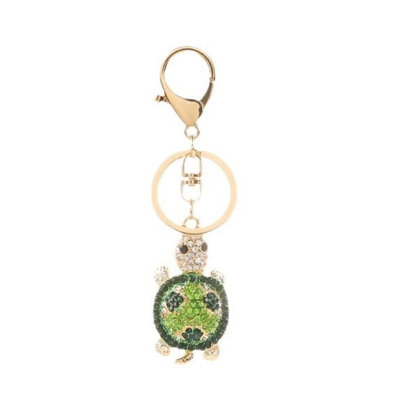 O1CN01DgaiE01anLI3hUDX1_2208142583374-0-cib Wholesale Alloy Turtle Rhinestone Keychain