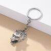 Wholesale Metal Wolf Head Keychain