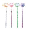 Wholesale Plastic Sequin Kitten Gel Pen