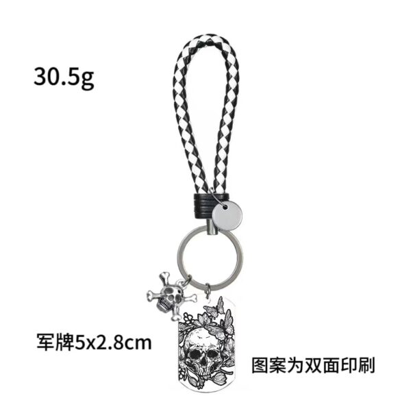 Wholesale Stainless Steel Halloween Gift Skeleton Keychain