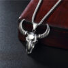 Wholesale Bull Head Pendant Domineering Stainless Steel Necklaces