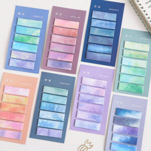 Wholesale Paper Gradient Sticky Notes Index Marking Sticky Notes N Times Stickers