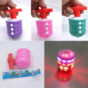 Macaron color music imitation wood gyro (no laser ring) (the transmitter is easy to twist, suitable for children)
