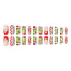 Wholesale Plastic Christmas Bow Fake Nails