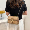 Wholesale The New Fashion Trend Retro Chain Crossbody Small Square Bag Is Foreign and High-end