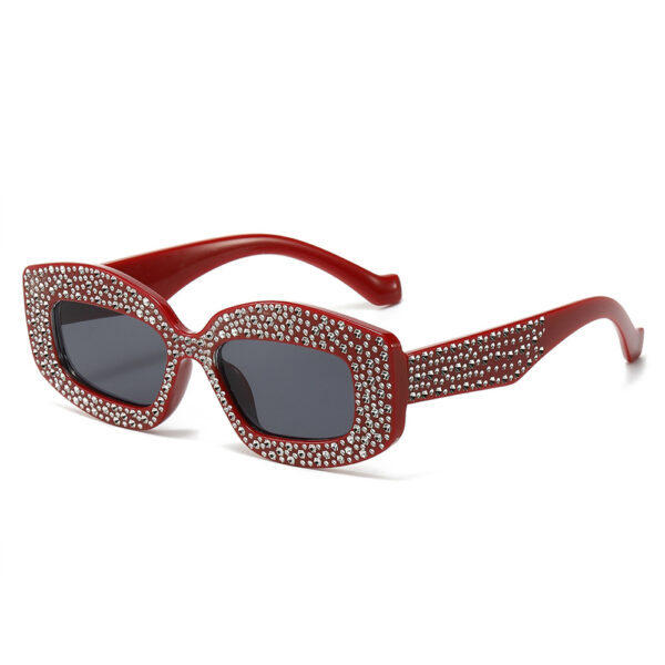 Wholesale Multi-color Cat-eye Rhinestone Sunglasses