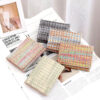 Wholesale of New Straw Woven PU Folding Wallets for Women's Mini Ultra-thin Wallet