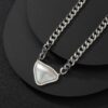 O1CN01Dx0RYH25XXSron2Gi_2525097536-0-cib Wholesale Titanium Steel Heart Shape Gemstone Pendant Clavicle Necklace