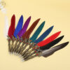 Wholesale Vintage Engraved Feather Dip Pens