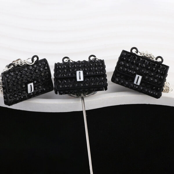 Wholesale Heavy Industry Chain Bag with Fully Drilled Straight Hole Beads