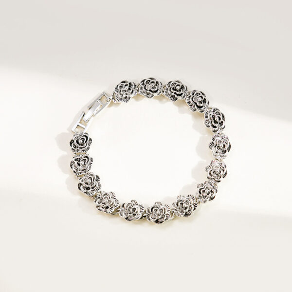 Wholesale Vintage Rose Alloy Bracelet