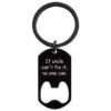 Wholesale Father's Day Gift Lettering Metal Bottle Opener Keychain