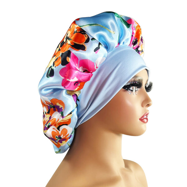 Wholesale Wide Brimmed Satin Nightcaps
