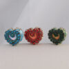 Wholesale Heart-shaped Rose Soft Ceramic Crown Diamond Ball Straight Hole Beads