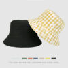 O1CN01E5hFj91DQgK3a6zi0_2924390211-0-cib Wholesale Sunscreen Daisy Plaid Print Polyester Bucket Hat