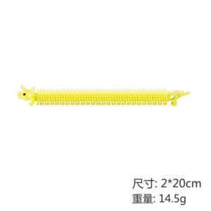 Yellow dinosaur bracelet about 14.3 grams