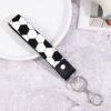 Wholesale Sports Style Rugby, Football, Basketball Pattern, Oil Edged Leather Keychain