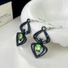 Wholesale Retro Halloween Exaggerated Hollow Spider Earrings
