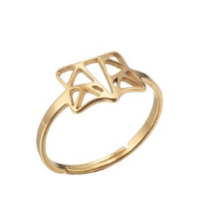 Origami Fox Gold / Adjustable opening