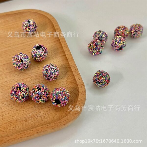 Wholesale Acrylic Colorful Sequin Balls