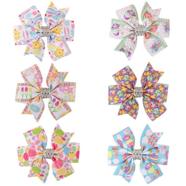 Wholesale Easter Bunny Cloth Hair Scrunchies