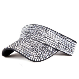 Black Cap silver diamond / Adjustable