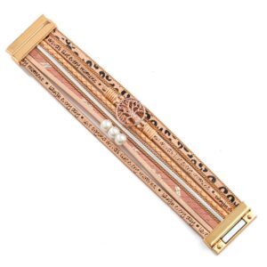 Bohemian champagne color hollow tree of life