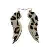 Wholesale Genuine Leather Feather Sparrow Earrings