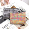 Wholesale of New Straw Woven PU Folding Wallets for Women's Mini Ultra-thin Wallet