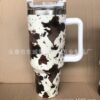 Wholesale Tumbler Leopard Pattern Stainless Steel Ice Bullies Cup