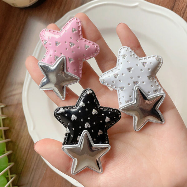 O1CN01EKLe7g1eKGTnN35yR_3896383852-0-cib Wholesale Cute Star Niche Spicy Girl Metal Hair Clips