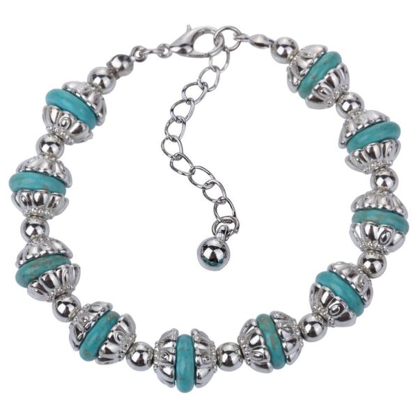 Wholesale Bohemian Turquoise Alloy Bracelet