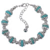 Wholesale Bohemian Turquoise Alloy Bracelet