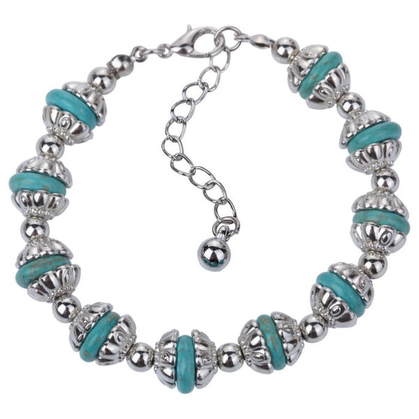 Wholesale Bohemian Turquoise Alloy Bracelet