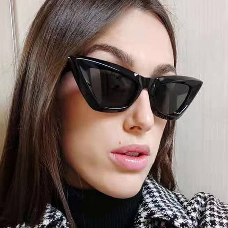Wholesale PC Triangle Cat Eye Sunglasses