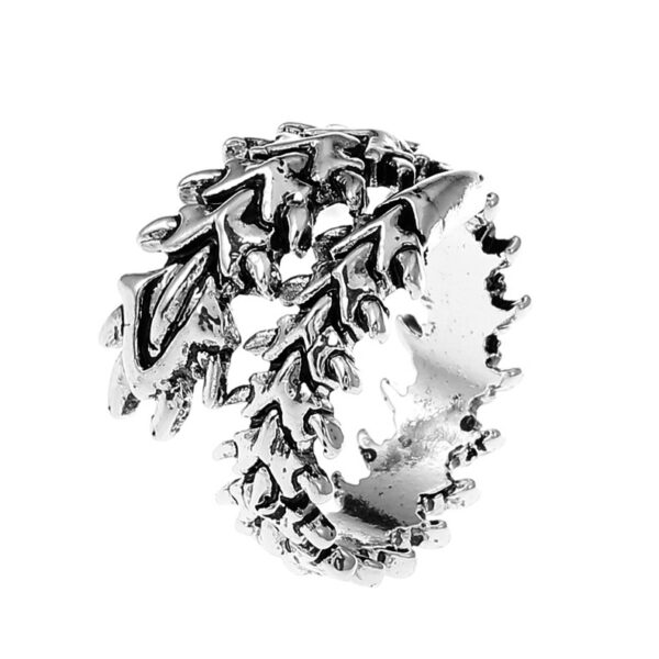 Wholesale Alloy Spine Skull Ring