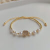 Wholesale Diamond Moon Pearl Bracelet