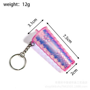 Pink dragon scale cup single circle / 2