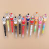 Wholesale Cartoon Love Series Beadable Silicone Beaded Ballpoint Pen